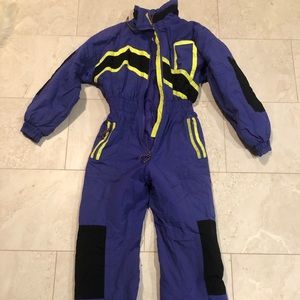 women’s vintage one piece ski suit
